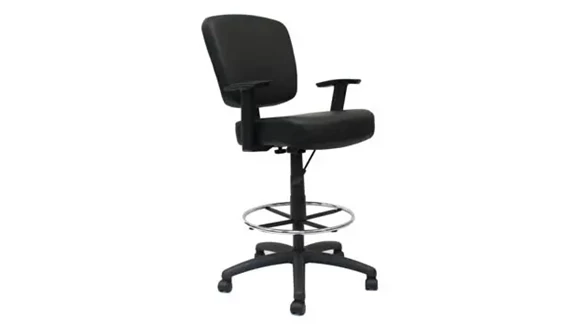 Oversized Drafting Stool with Arms