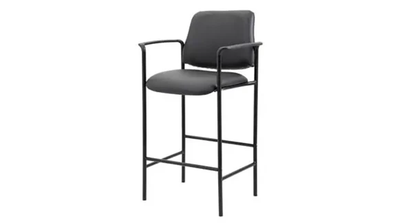 Square Back Diamond Stool W/Arm