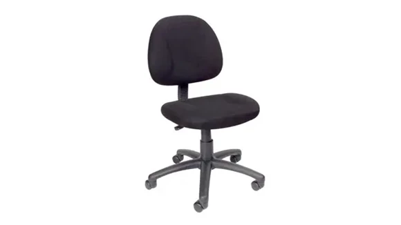 Armless Task Chair with Lumbar Support