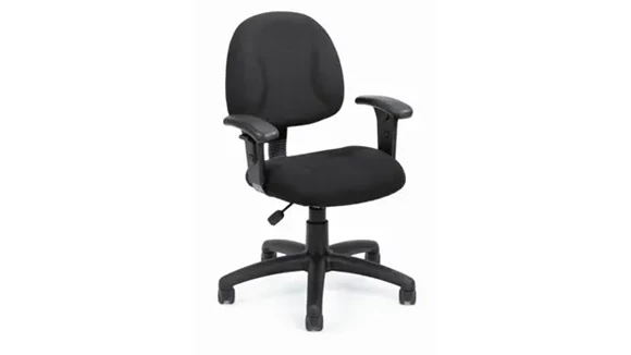 Task Chair with Adjustable Arms Ergonomic Back