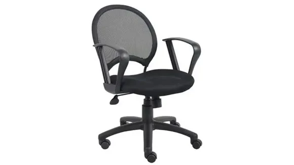 Task Chair with Mesh Back and Fabric Seat
