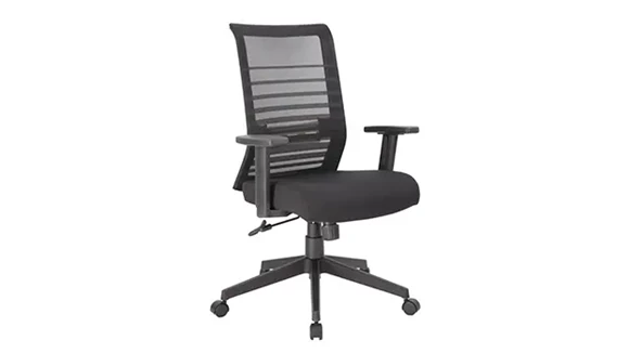 Task Chair with Lumbar Support and Mesh Back