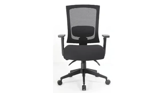 Task Chair with Lumbar Support and Mesh Back