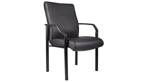 Guest Chair Upholstered Seat and Back Wood Frame