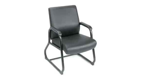 Guest Chair Upholstered Seat and Back Wood Frame