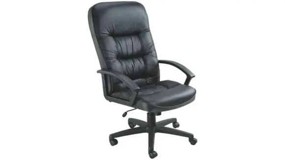 High-Back Executive Chair with Leather