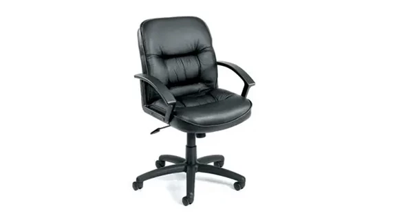 Mid-Back Executive Chair with Leather