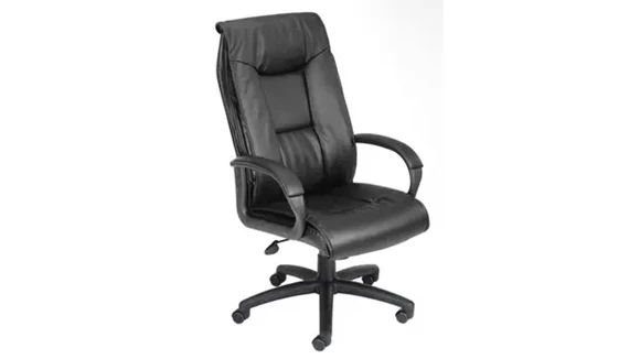 High-Back Executive Chair with Leather