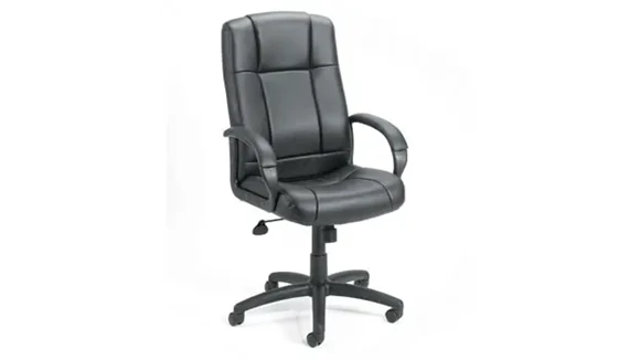 High-Back Executive Chair with Spring Tilt Mechanism
