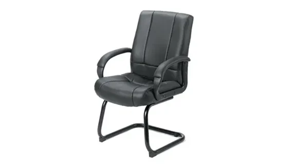 Guest Chair Upholstered Seat and Back Wood Frame