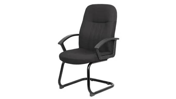 Guest Chair Upholstered Seat and Back Wood Frame