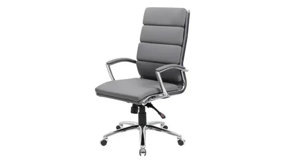 Executive CaressoftPlus Chair with Metal Chrome Finish