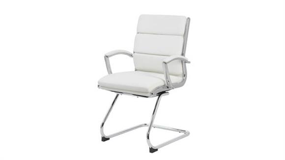 Executive CaressoftPlus™ Guest Chair with Metal Chrome Finish