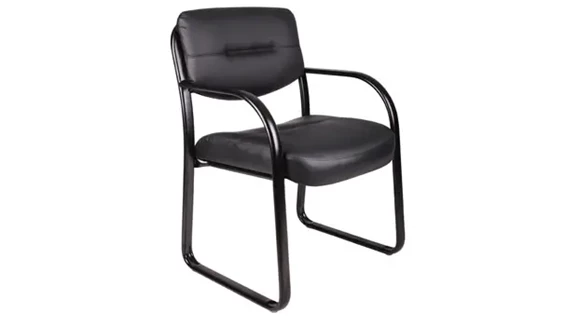 Guest Chair with Leather