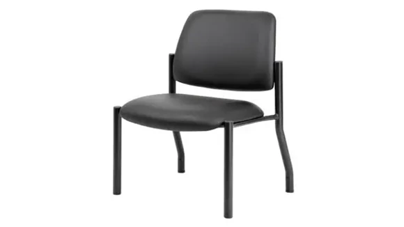 Armless Mid-Back Guest Chair with 400 lb Capacity