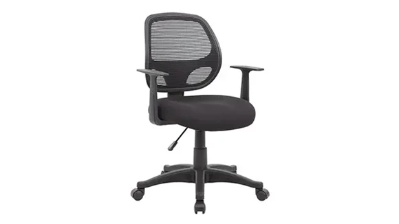 Task Chair with Lumbar Support and Mesh Back