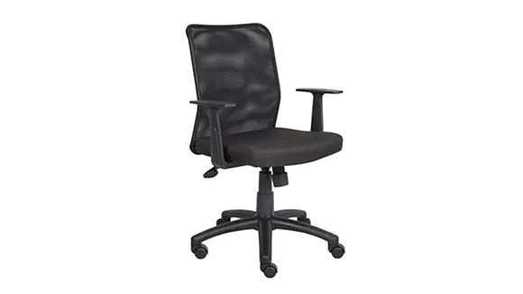 Task Chair with Mesh Back and Fabric Seat