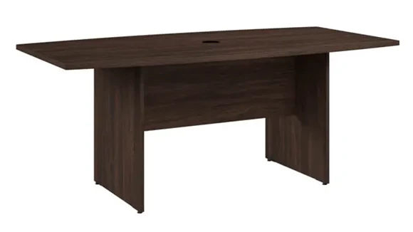6ft Conference Table with Wood Base