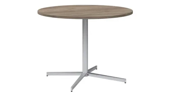 42in Round Conference Table with Metal Base