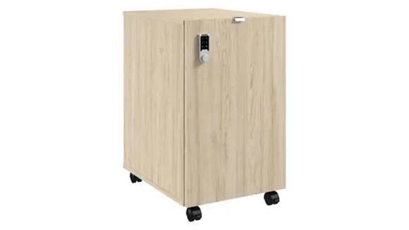 Mobile File Cabinet with Drawers and Keypad Lock - Fully Assembled
