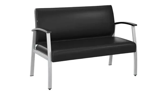 Loveseats Bush Furniture Waiting Room Loveseat with Arms