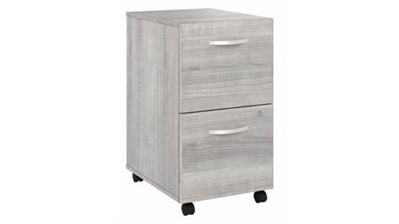 2 Drawer Mobile File Cabinet - Assembled