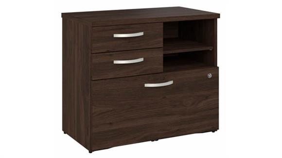 Storage Cabinet with Drawers and Shelves - Assembled