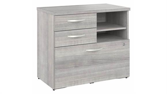 Storage Cabinet with Drawers and Shelves - Assembled