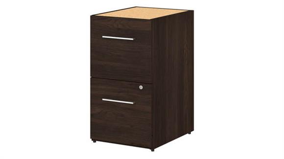 16in W 2 Drawer File Cabinet - Assembled