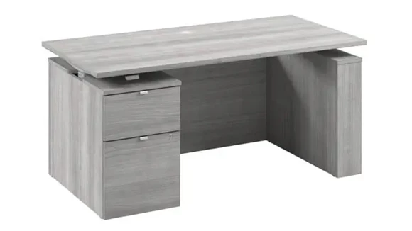 60in Eletric Height Adjustable Standing Desk with File Cabinet