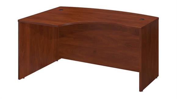 60in W x 43in D Left Hand L-Bow Desk Shell