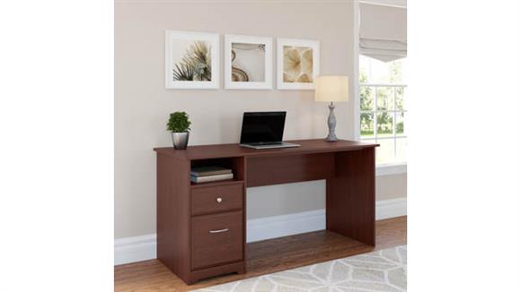 60in W Computer Desk with Drawers