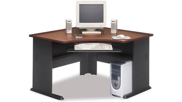 Modular Corner Desk with Keyboard Tray