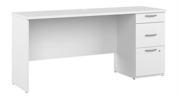 65in W Computer Desk with Drawers