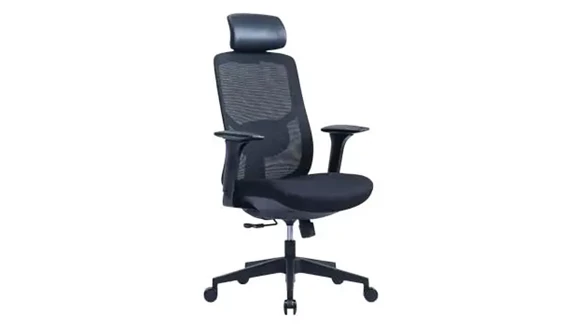 Ergonomic Task Chair Fabric Seat Adjustable Arms