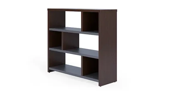 Bookcase 47in W x 15in D x 43in H with Display Books