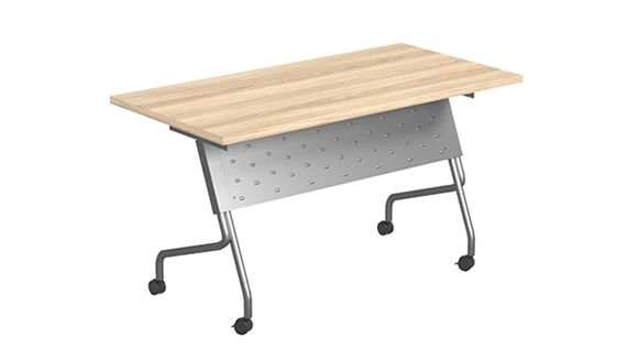 Flip-Top Nesting Training Table 48in W x 24in D