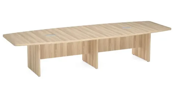Boat Shape Conference Table 12ft W x 47in D