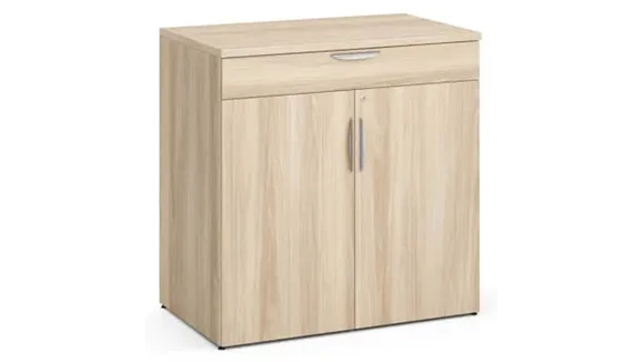 35.5in wide x 37.75in high Wood Door Buffet Credenza Cabinet