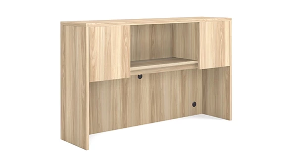 60in Hutch with 2 Laminate Wood Doors