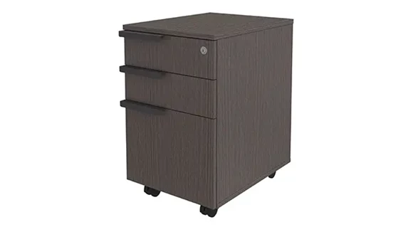 Mobile File Cabinet 16in W x 20in D x 25in H with 3 Drawers