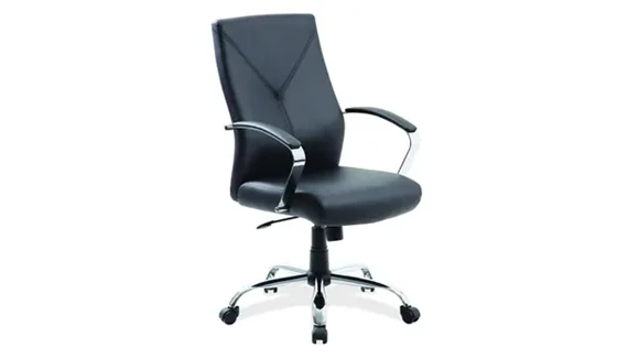 High-Back Executive Chair with Height Adjustment and Tilt Lock