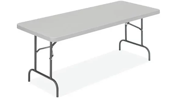 Folding Table 8ft x 30in Blow Mold Plastic Top