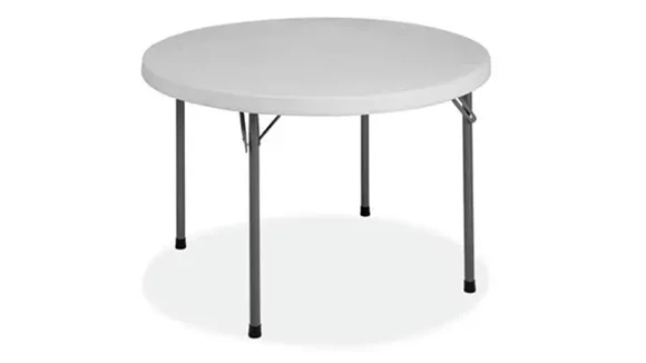 Round Folding Table 60in Blow Mold Top
