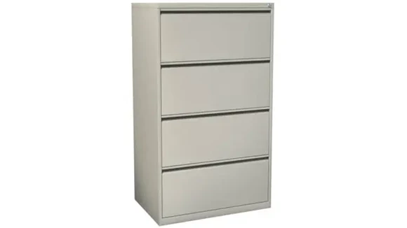 Lateral File Cabinet 36in W x 20in D x 52in H with Lockable and 4 Drawers