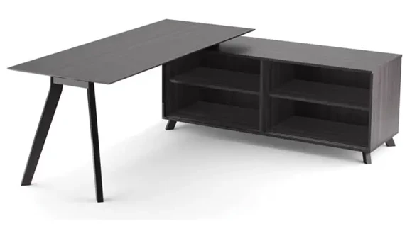 L-Desk 82in W x 63in D