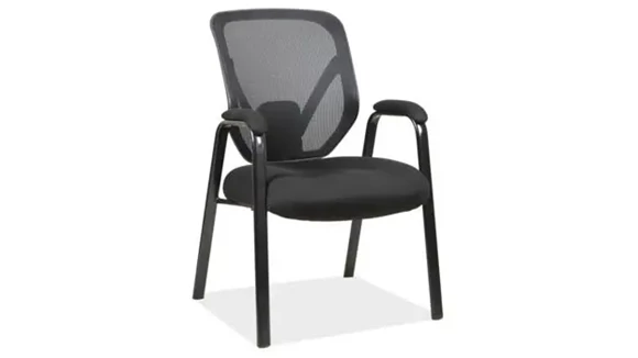 Big and Tall Guest Chair with Mesh Back and 350 lb Capacity