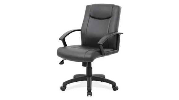 Mid-Back Conference Chair with Height Adjustment and Tilt Lock