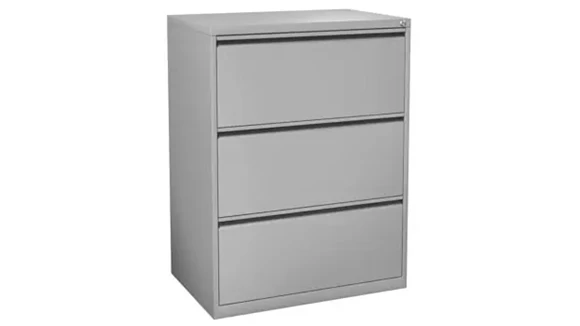 Lateral File Cabinet 36in W x 20in D x 40in H with Lockable and 3 Drawers