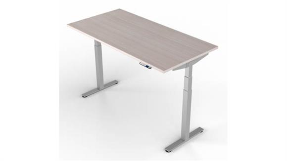 66in x 24in Adjustable Height Desk